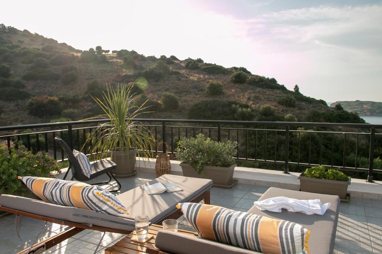 Summer Dream Cottage, 2Br, Beautiful Sea View Mochlos Luaran gambar
