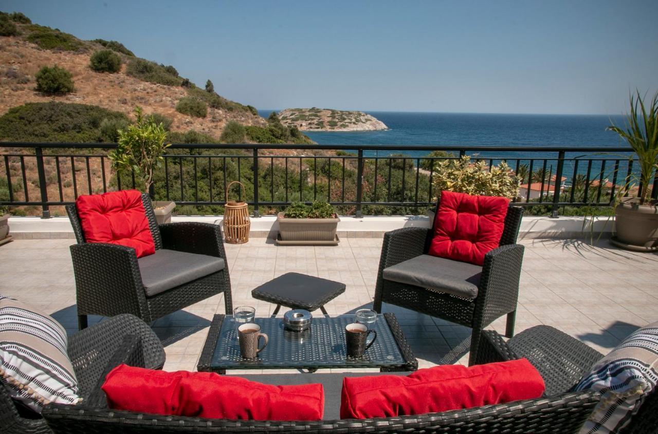 Summer Dream Cottage, 2Br, Beautiful Sea View Mochlos Luaran gambar