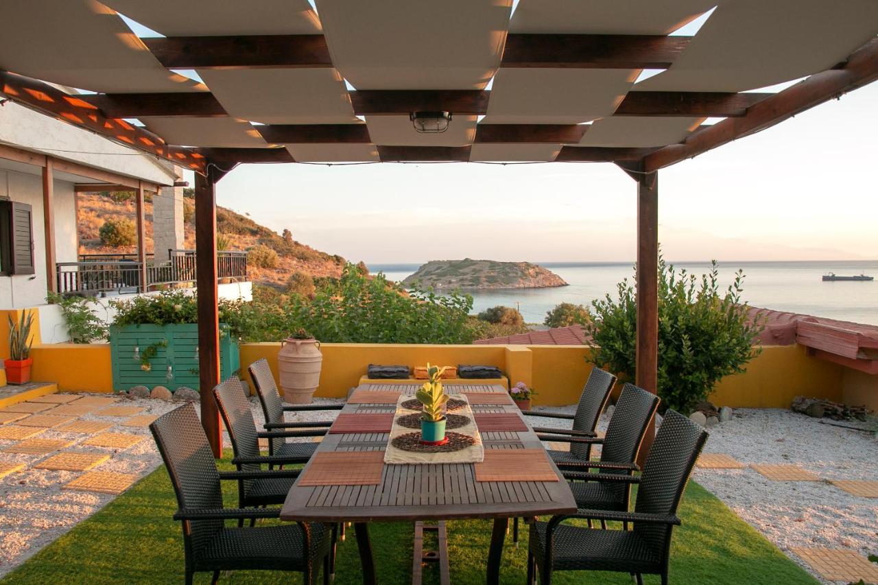 Summer Dream Cottage, 2Br, Beautiful Sea View Mochlos Luaran gambar