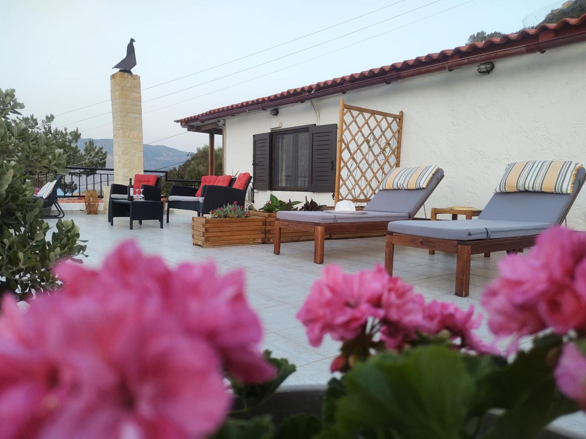 Summer Dream Cottage, 2Br, Beautiful Sea View Mochlos Luaran gambar